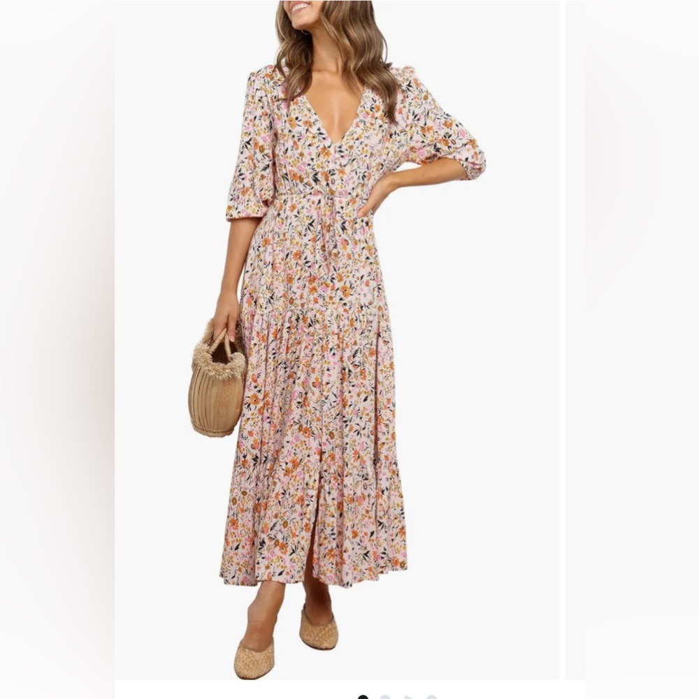 Petal & Pup Kelda Floral Midi Dress